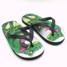 Cartoon Pattern Children'S Flip Flops , Colorful Slip On Beach Sandals